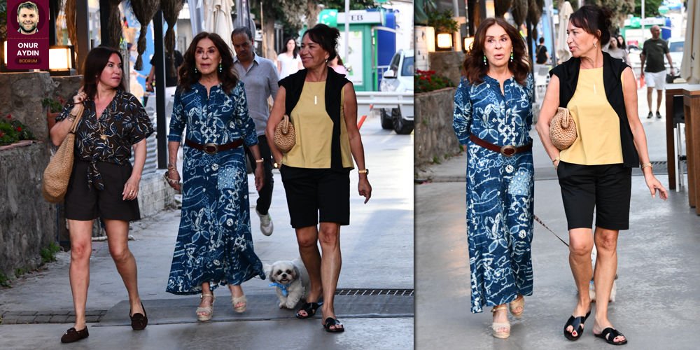 Bodrum sokaklarında dolaştılar