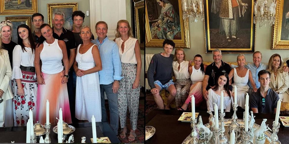 Yalısında Nehammer Ailesi'ni ağırladı