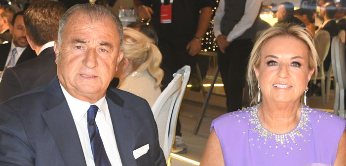 Fatih Terim ve eşi Fulya Terim