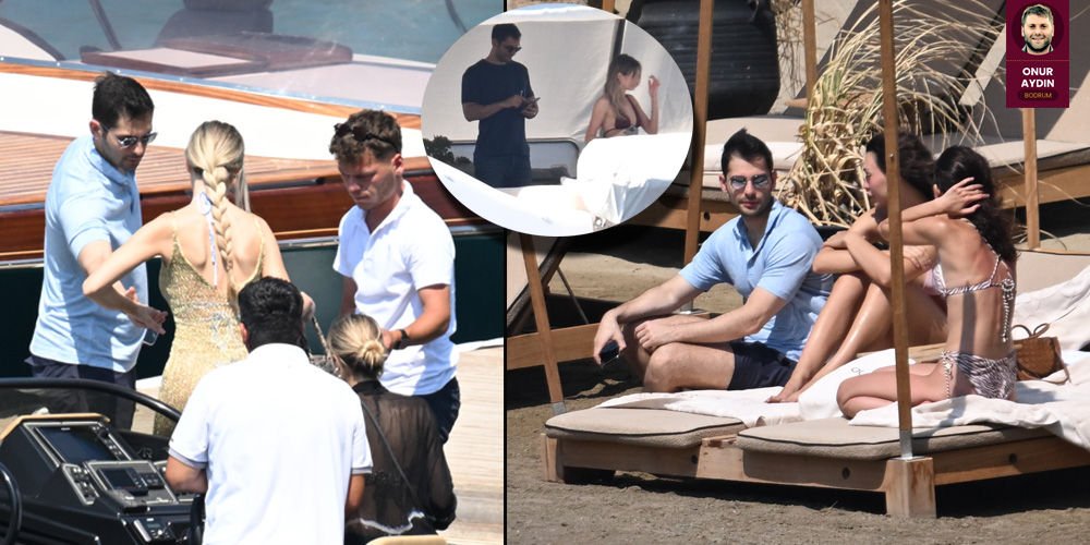 Genç Sabancı'nın Bodrum tatili...