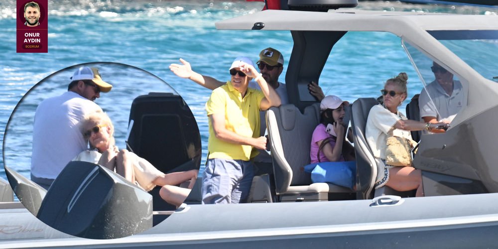 Saruhanlar mavi sularda...