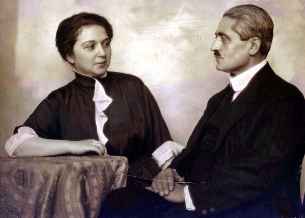 Talât Paşa ve eşi Hayriye Talât Hanım 1920’de Berlin’de. 