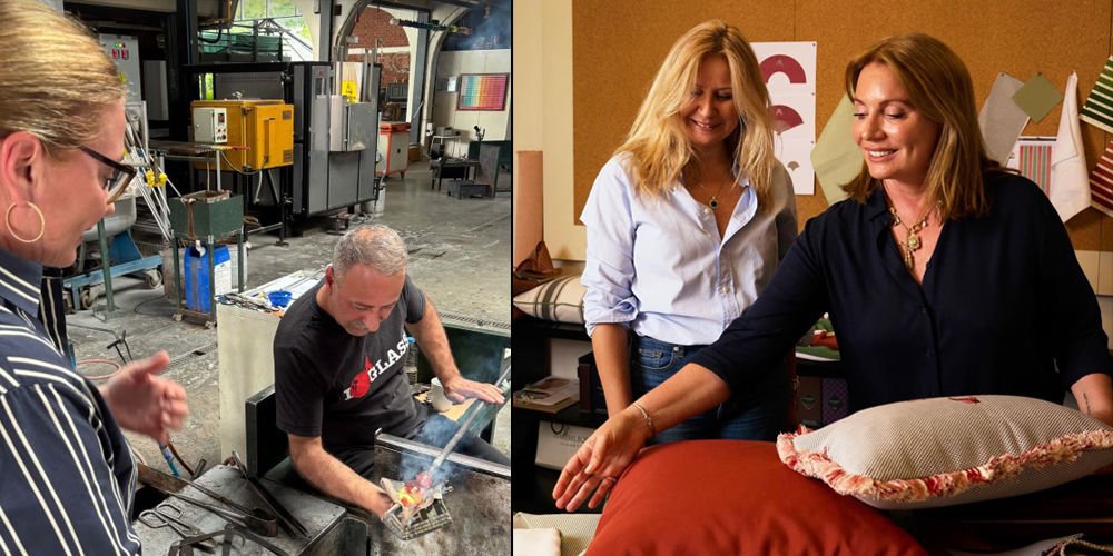 Yeni tasarımlar için atölyede...