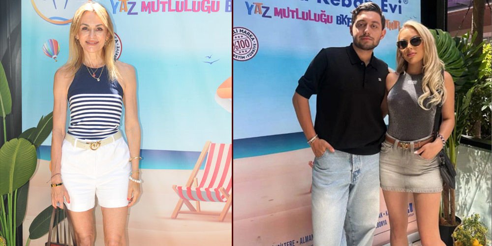 Yaz davetinde renkli simalar buluştu