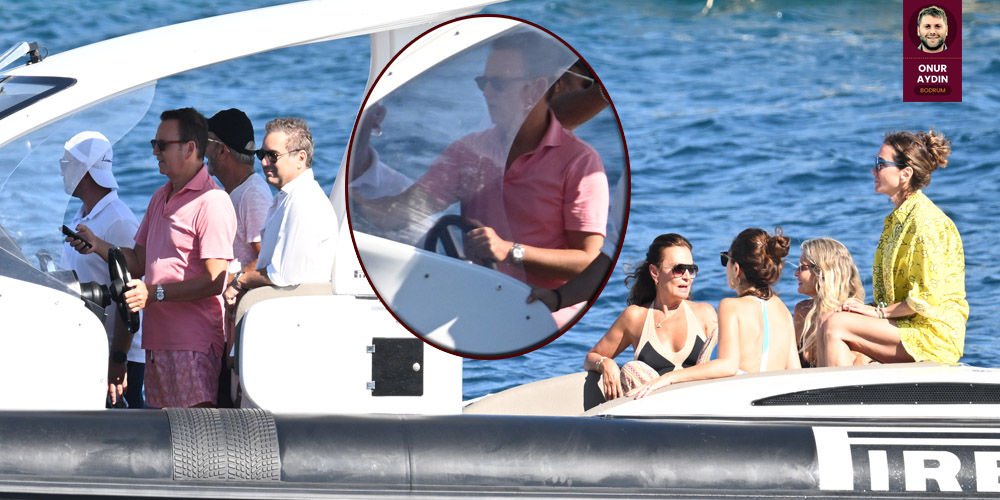 Türkbükü’nde botla gezi...