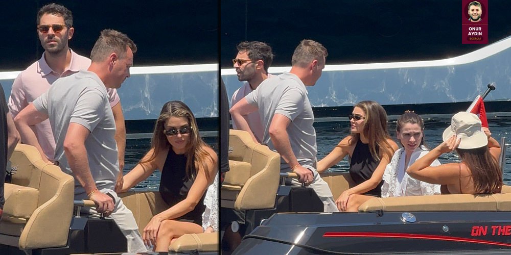 Sabancı, sevgilisiyle Bodrum'da...