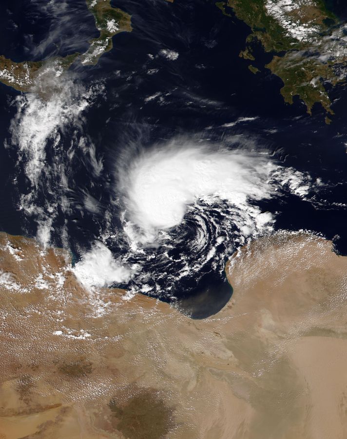 Medicane Daniel, Libya üzerinde
