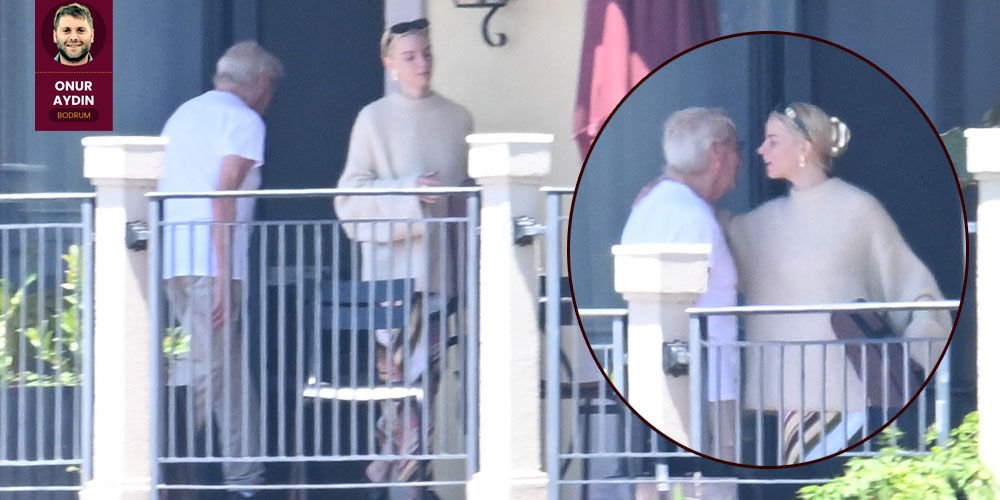 Hollywood yıldızı Bodrum'da tatil yaptı