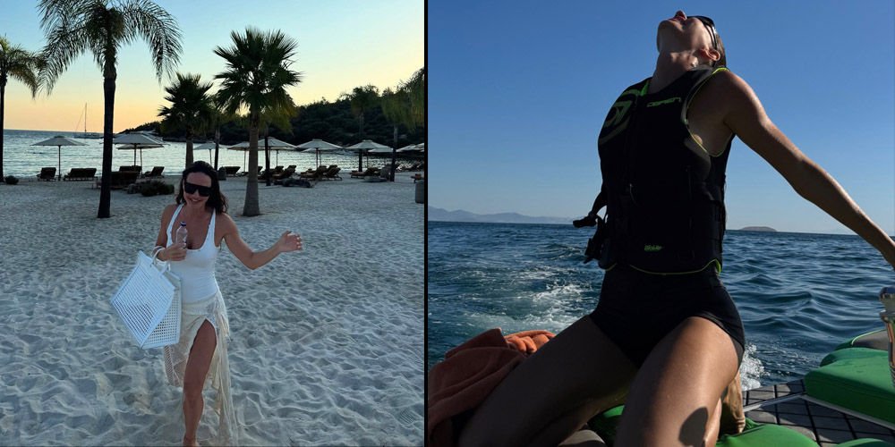 Özilhan'ın deniz keyfi...