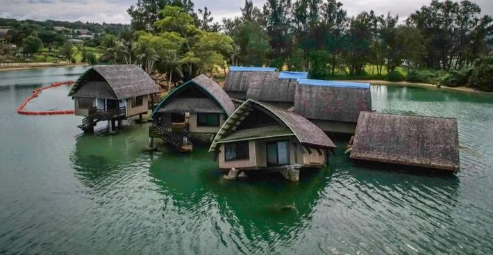 Vanuatu'da siklon sonrası Holiday Inn villaları