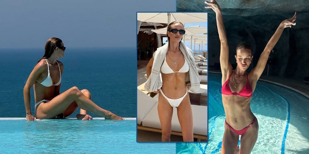 Ünlü model Antalya'da...