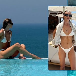 Ünlü model Antalya'da...