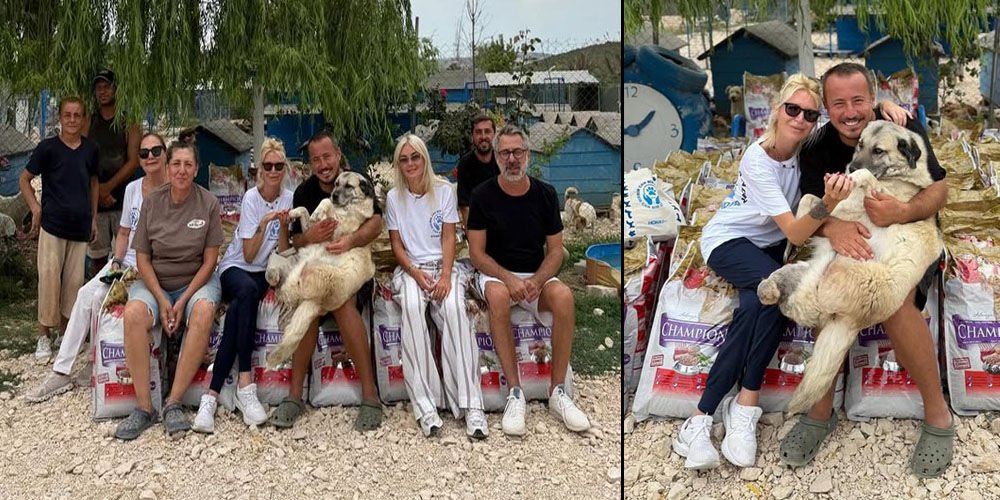 Patili dostları ziyaret ettiler...