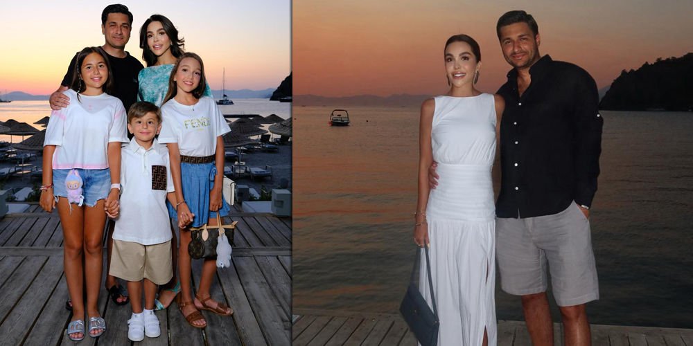 Ailece tatil yaptılar...