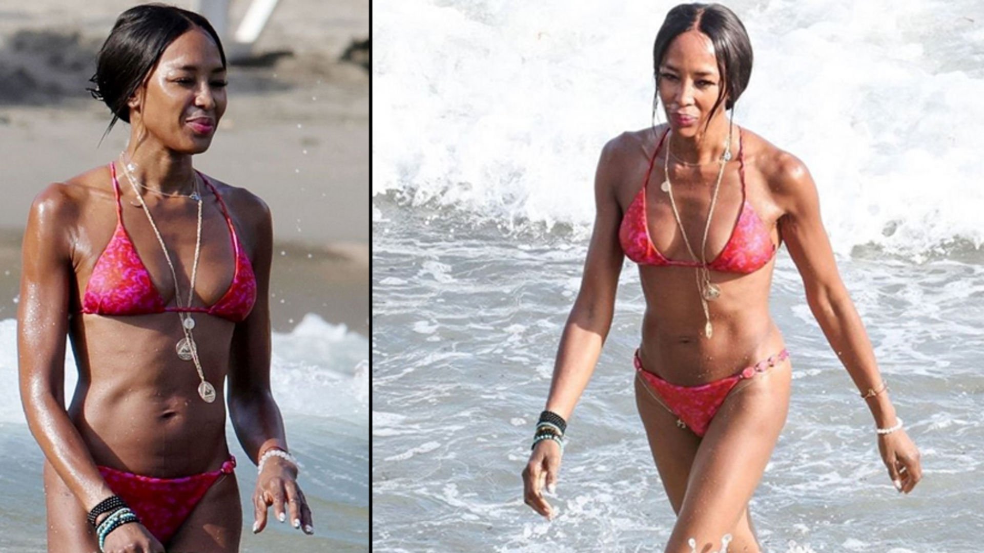 Naomi Campbell Ibiza tatilinde