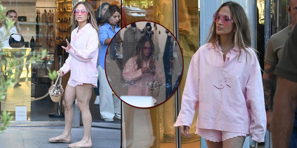 'JLO' konser öncesi alışverişe çıktı