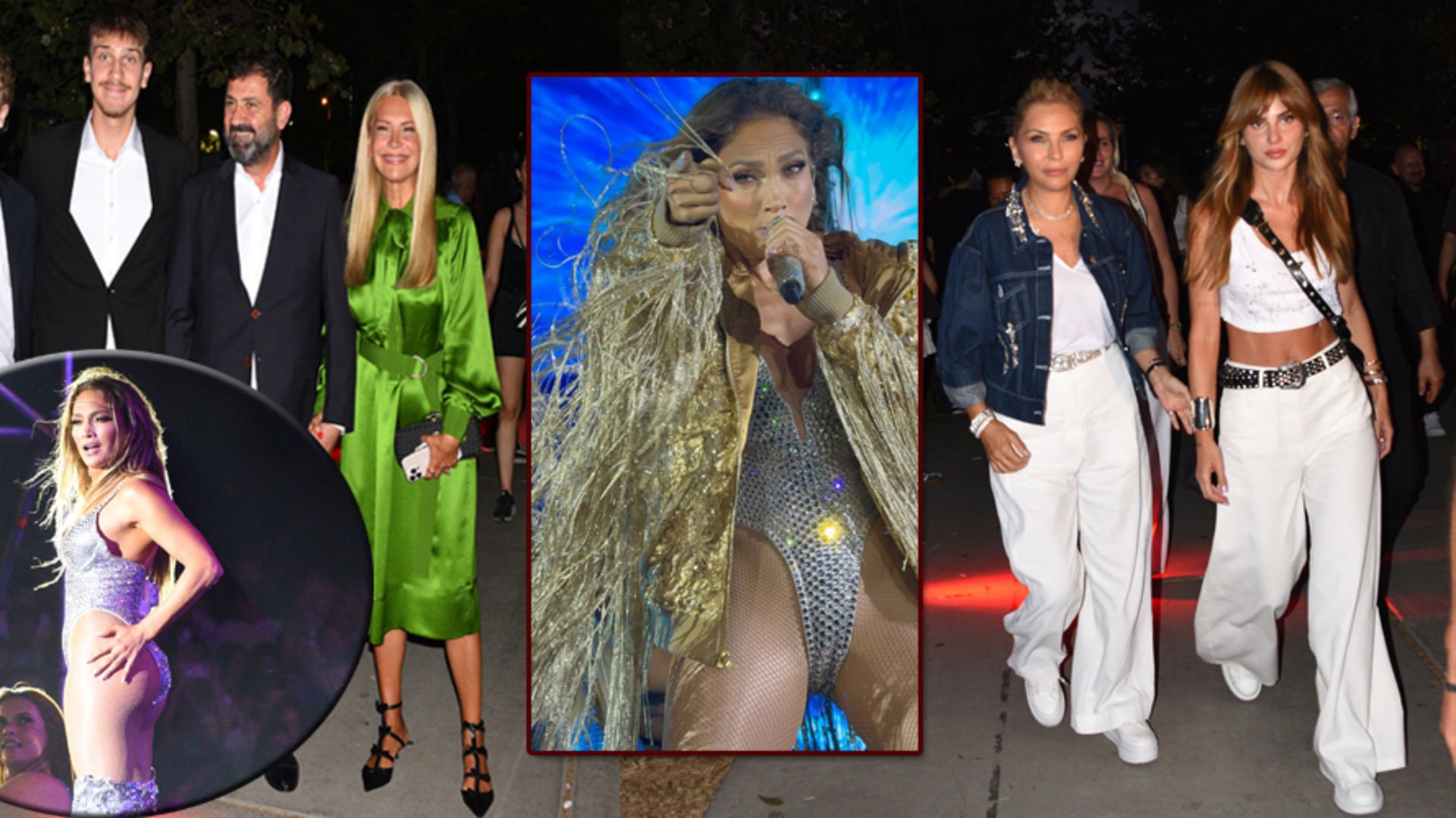 Jennifer Lopez İstanbul’u salladı