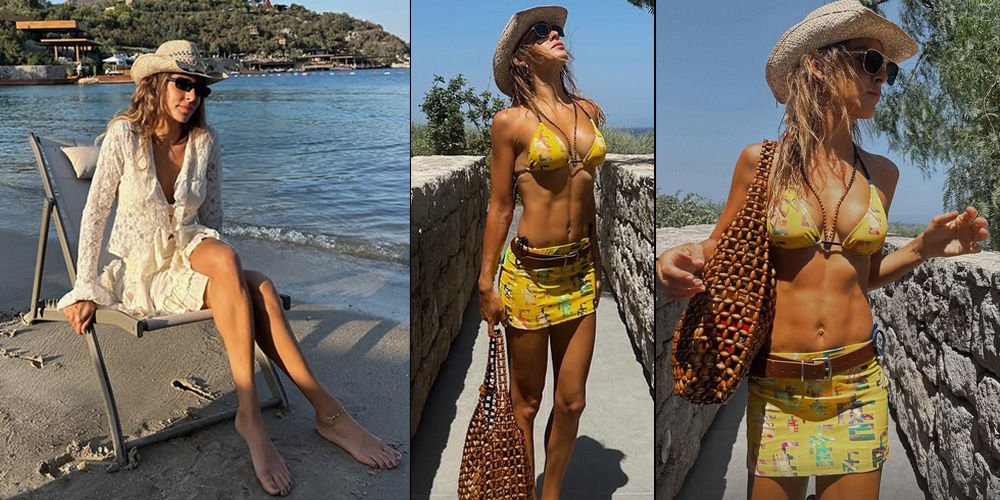 Plaj şıklığı...