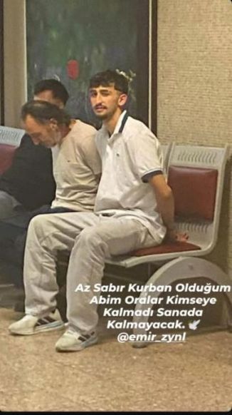 Emir Z., tutuklandıktan sonra göz kırptı.