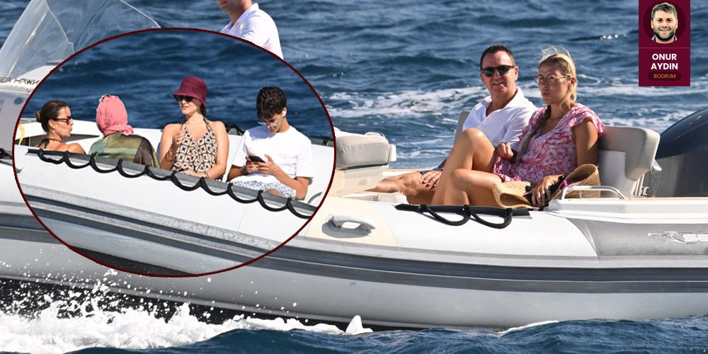 Türkbükü’nde botla gezi...