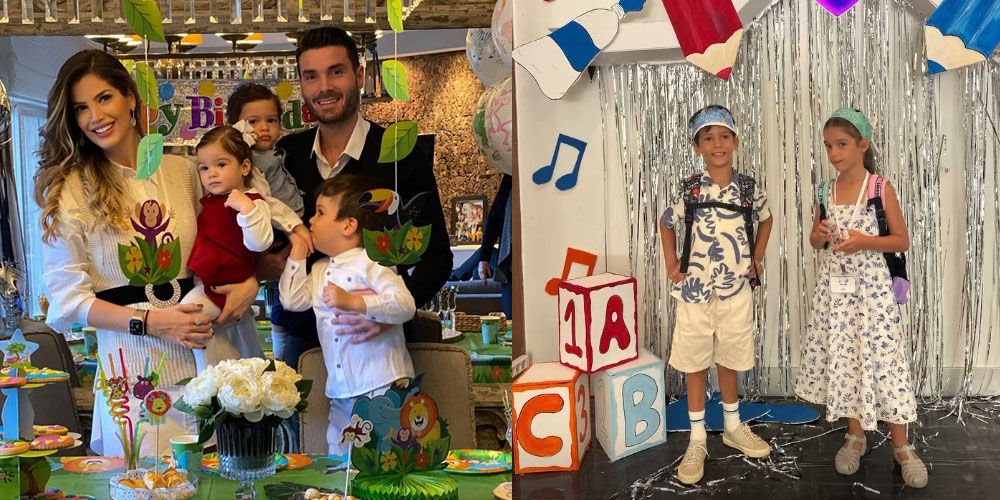 İkizleri okullu oldu