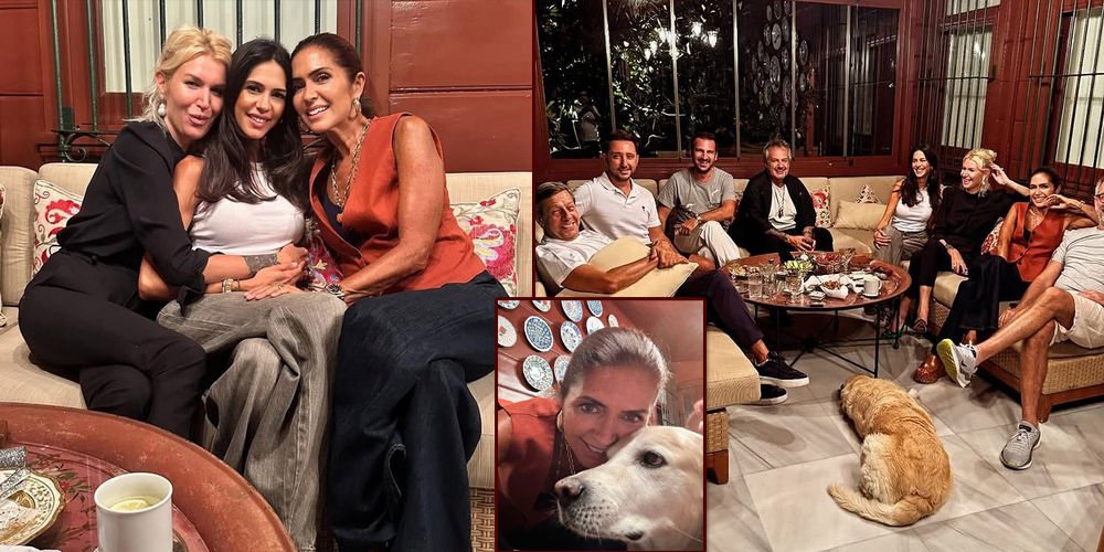 Evinde misafir ağırladı