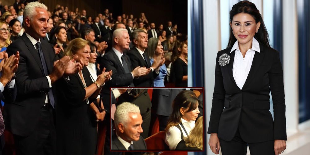 Eski eşler konserde...