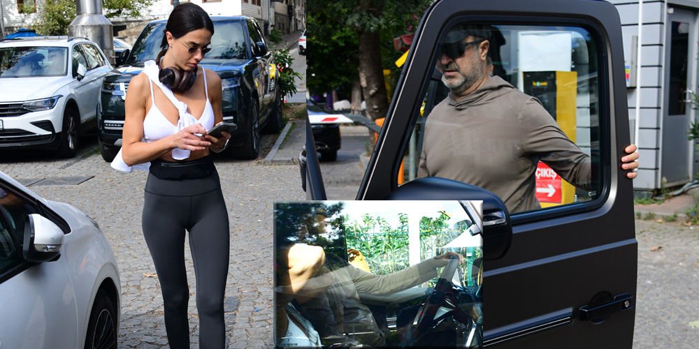 Arkadaşıyla caddelerde...