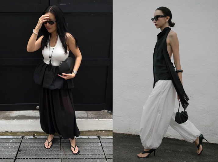Güzellik & moda içerik üreticisi Savina Chow ve stilist Beatrice Gutu