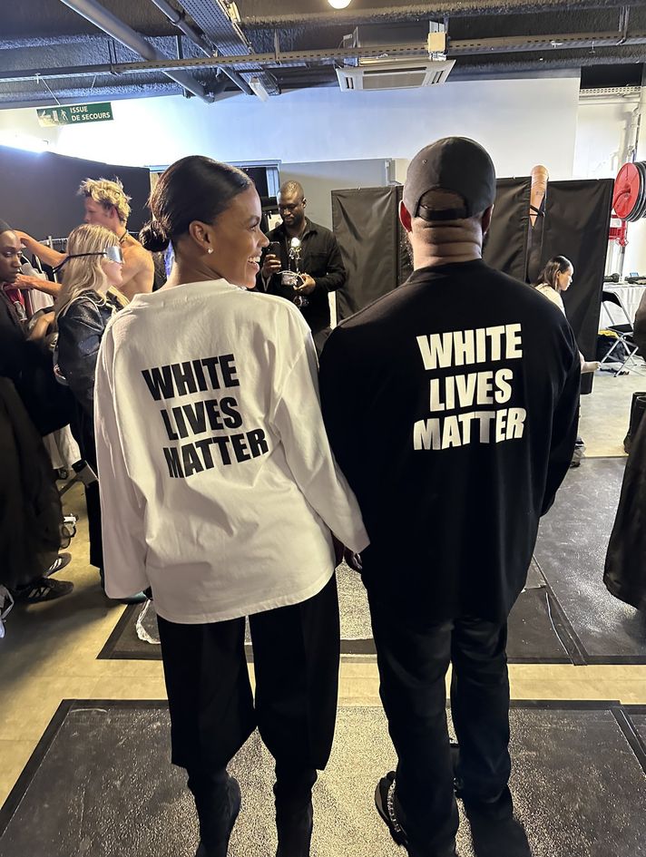 Candace Owens ve Kanye West, Paris Moda Haftası'nda