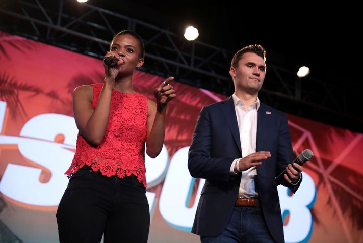 Candace Owens, öldürülen Charlie Kirk ile sahnede