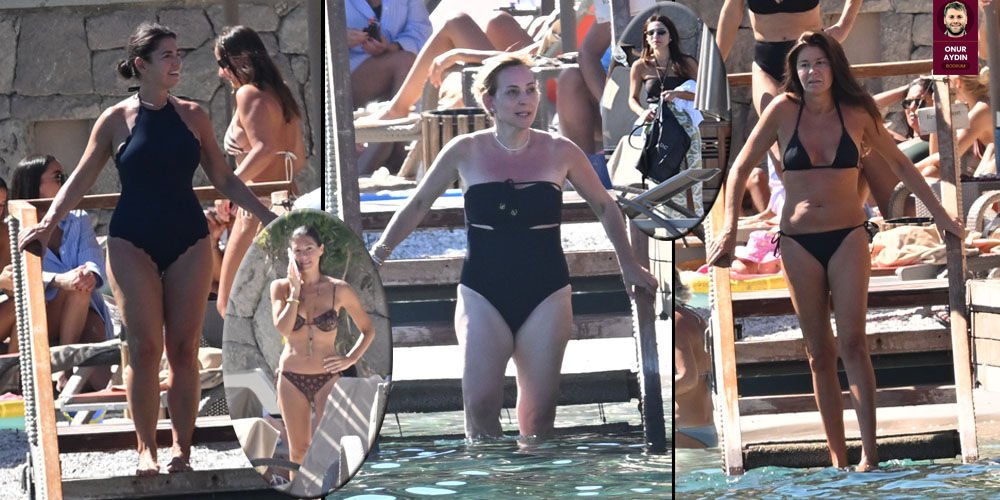 Hanımların deniz keyfi...