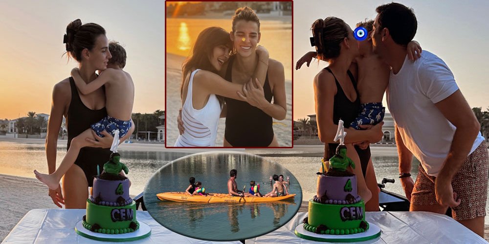 Minik Cem'e ailece kutlama