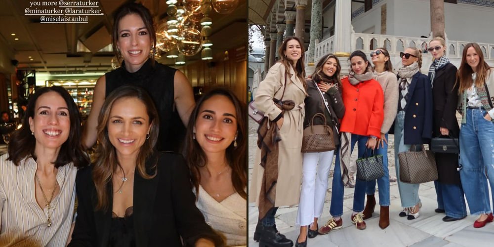 Yurt dışından gelen dostlarına İstanbul'u gezdirdi...