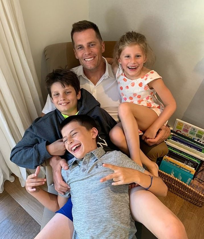 Tom Brady ve üç çocuğu