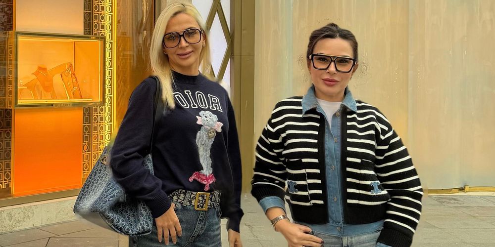 Mermer arkadaşıyla alışverişte...