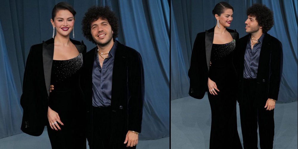 Yeni evli çift kırmızı halıda...