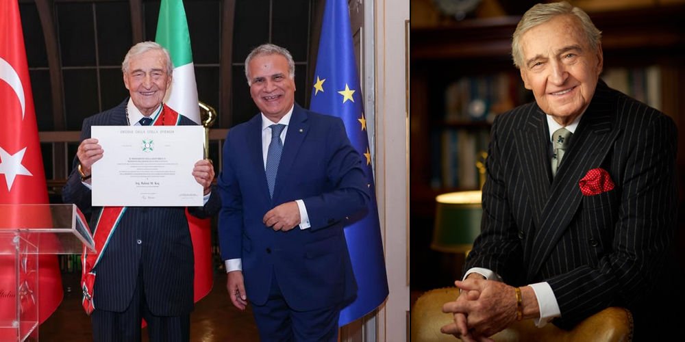 Koç'a İtalya'dan nişan onuru