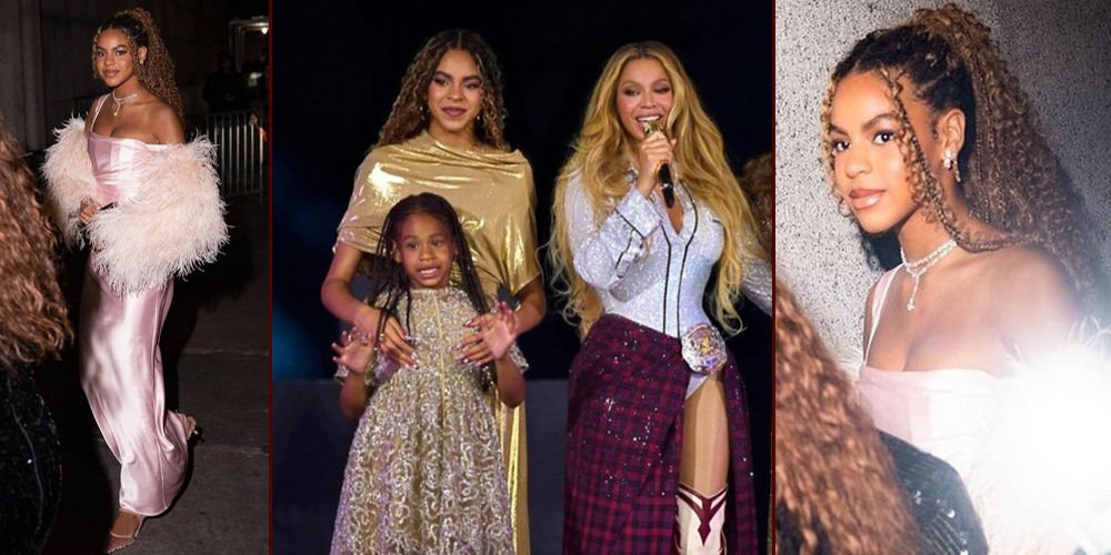Beyonce'un kızı gecenin yıldızı oldu