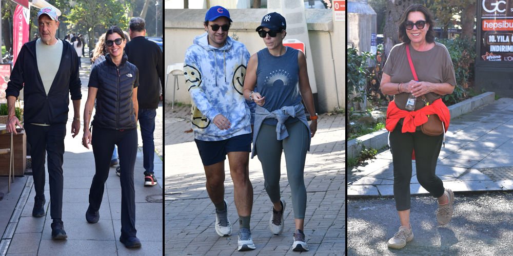 Caddede sabah sporu...