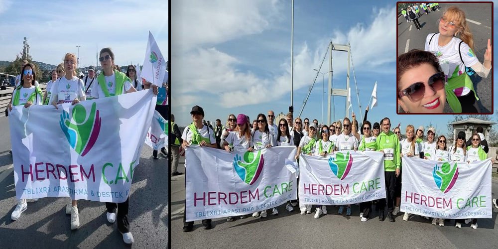 Herdem Çare Derneği maratonda...