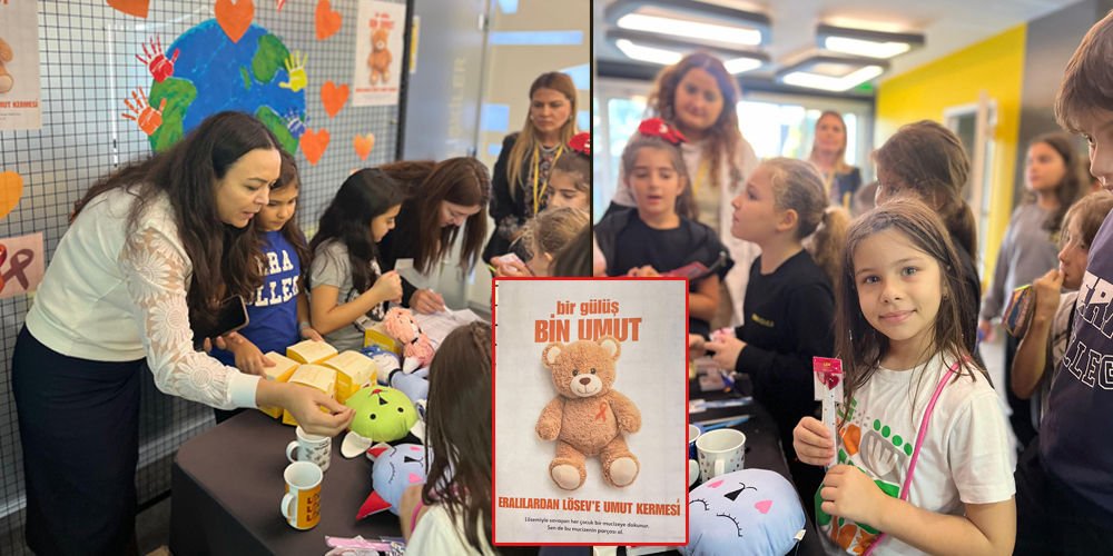 LÖSEV yararına alışveriş yaptılar...