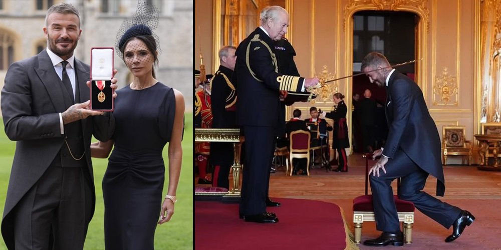 Beckham'a şövalyelik nişanı...