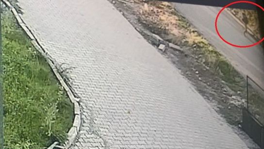 11 yaşındaki Veysel Bilen'in kameraya yansıyan son görüntüsü.