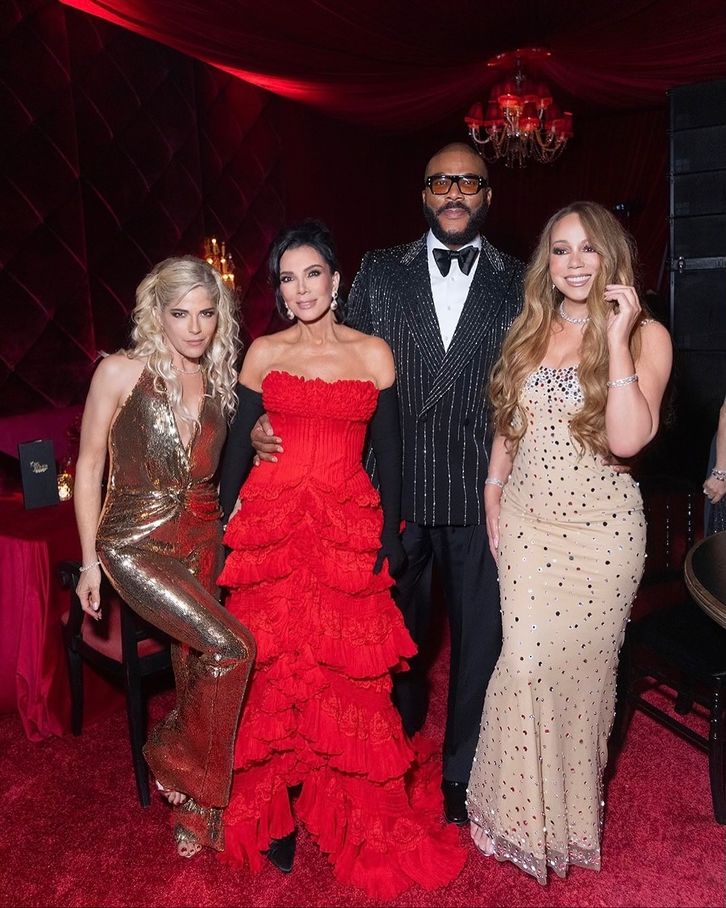 Selma Blair, Mariah Carey ve Tyler Perry de davetliler arasındaydı