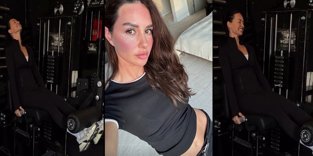 Önce spor sonra poz...