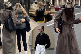 Kızlarıyla Paris'te...