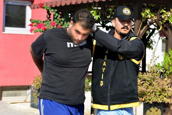 Derman A., tutuklandı. (Fotoğraflar: İHA)