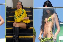 Dua Lipa Brezilya'da güneşlendi