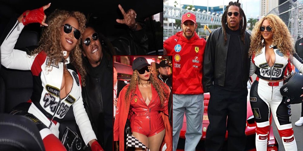 Beyonce ve Jay-Z F1 yarışında